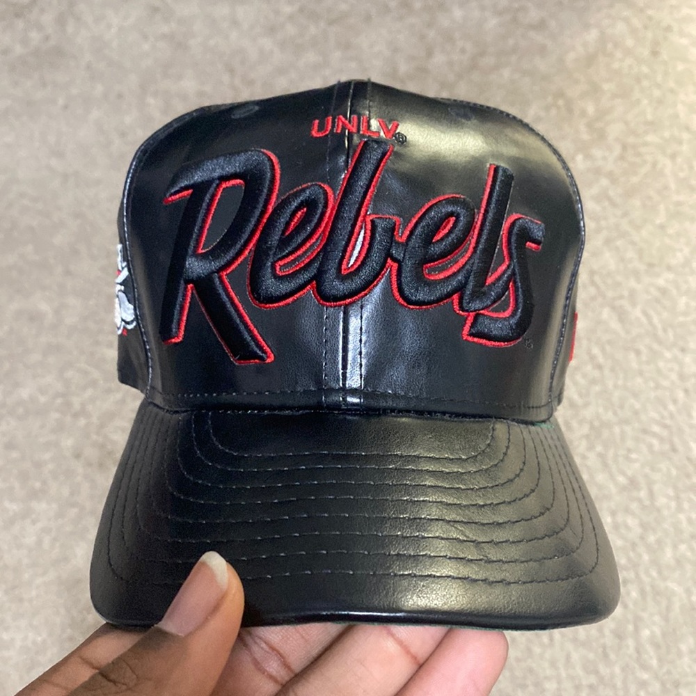 Leather UNLV Rebels SnapBack